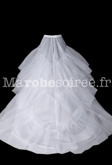 Jupon en tulle pour robes avec traîne - réf. Q230 en Tulle