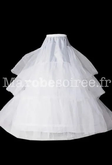 Jupon en tulle pour robes avec traîne - réf. Q230 en Tulle