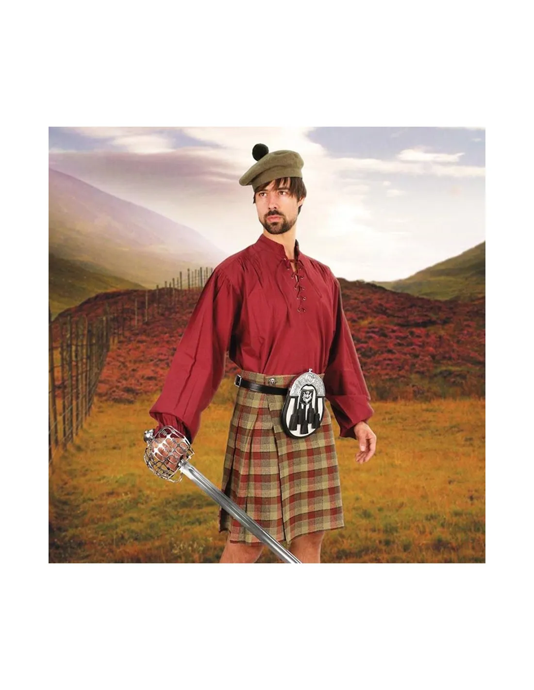 Kilt écossais en laine acrylique ⚔️ Boutique Épées