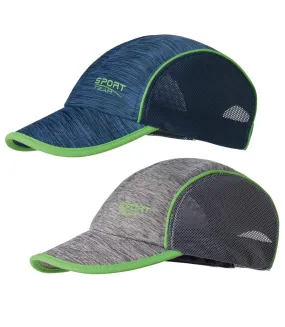 Lot de 2 Casquettes Chinées Sport 