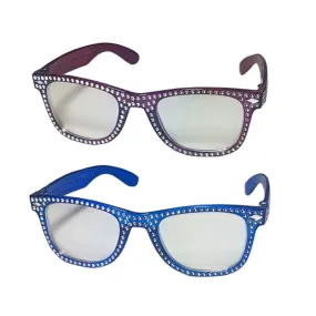 Lunette de Soleil Tendance et Chic Bleu et Violet