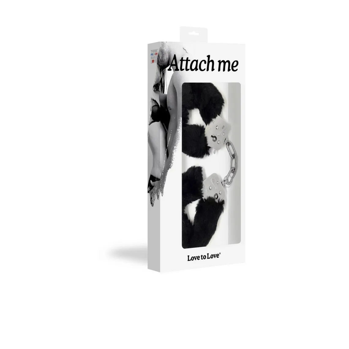 Menottes fausse fourrure ATTACH ME - MENOTTES NOIRES LOVE TO LOVE  | 3 Suisses