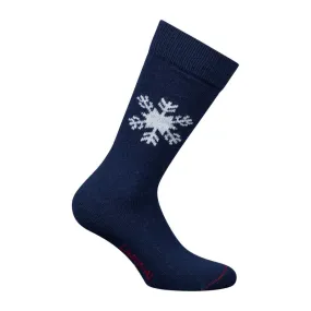 MI-CHAUSSETTES Flocon Cachemire et Laine Bleu - Labonal : vente cha...