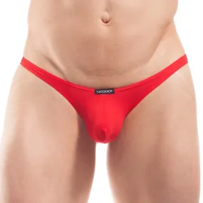 Mini Pushup string beach & underwear - rouge - Wojoer : vente strin...