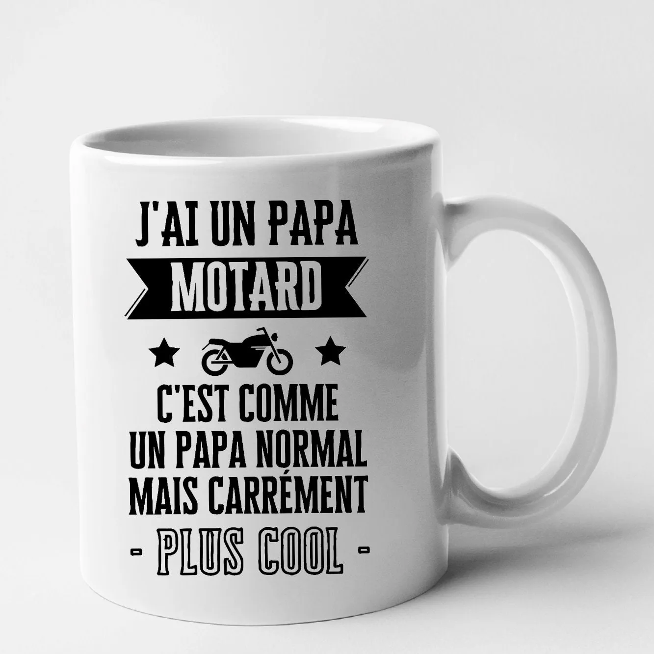 Mug J'ai un papa motard