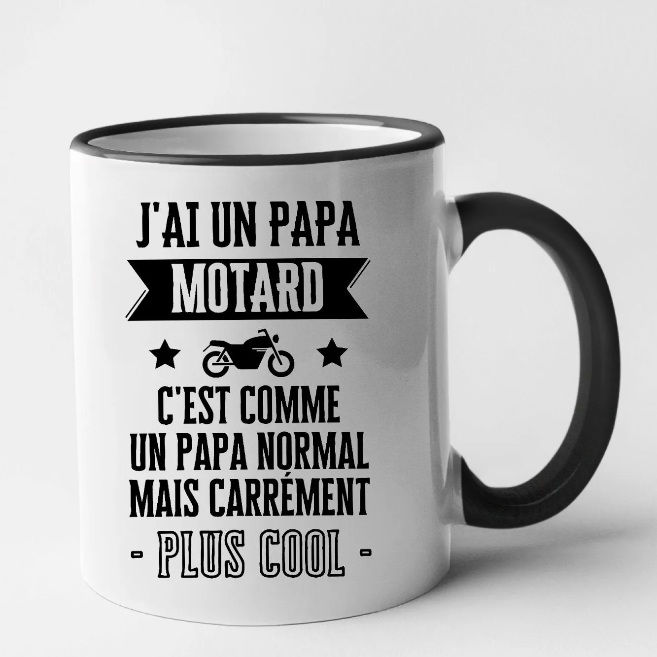 Mug J'ai un papa motard