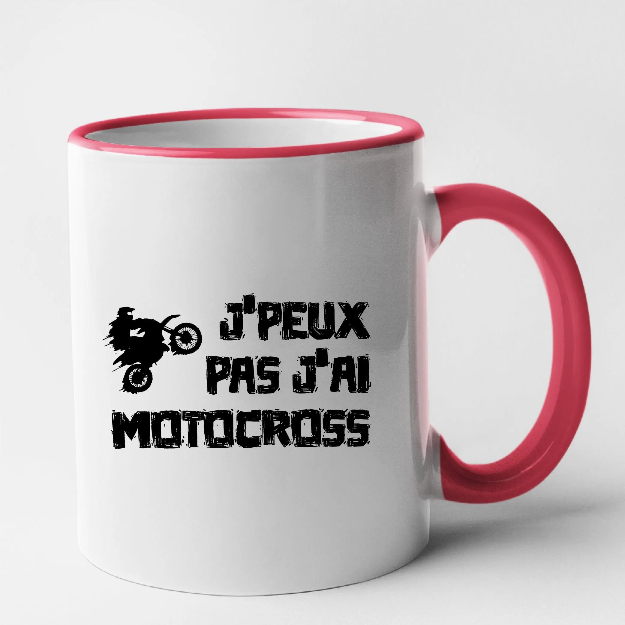 Mug J'peux pas j'ai motocross