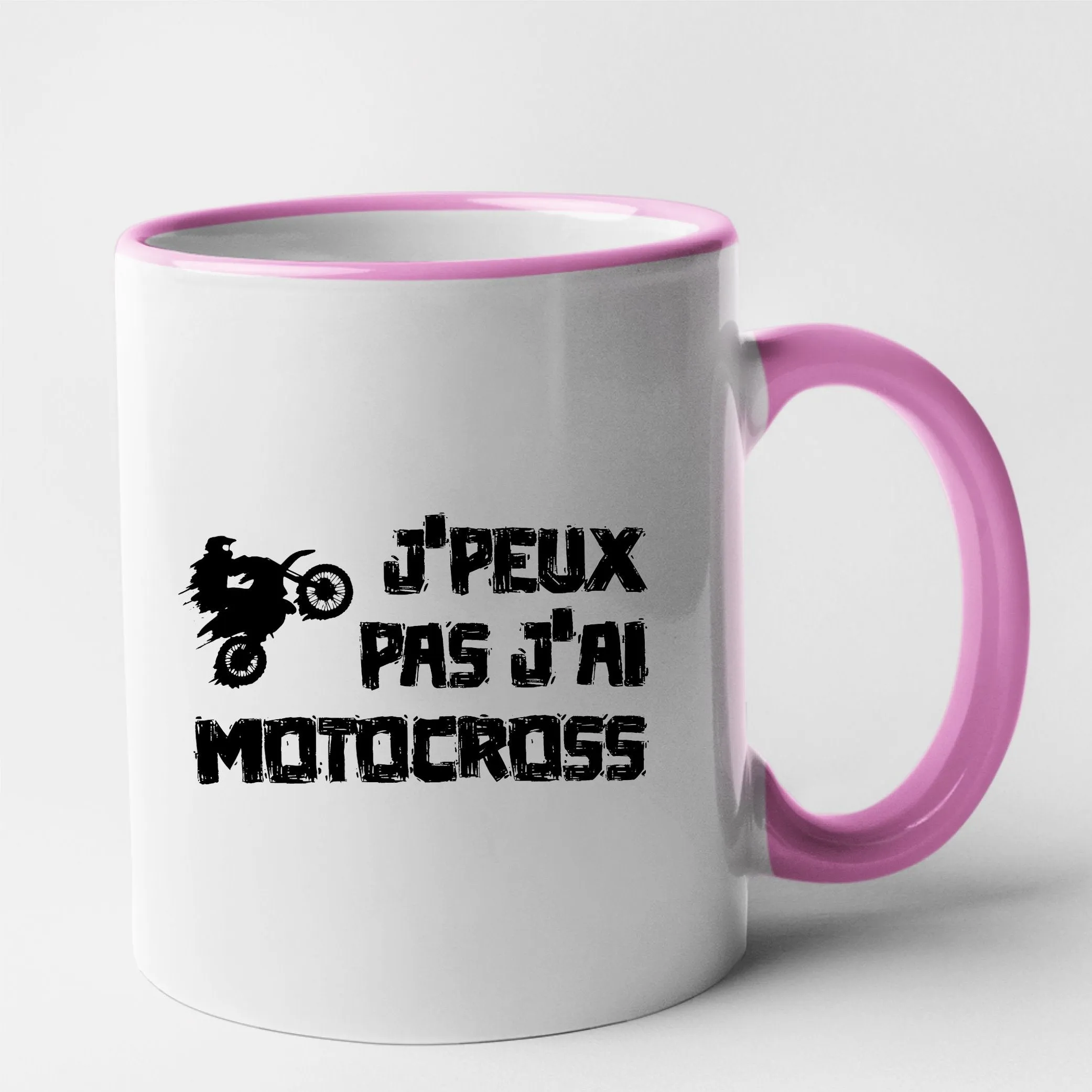 Mug J'peux pas j'ai motocross