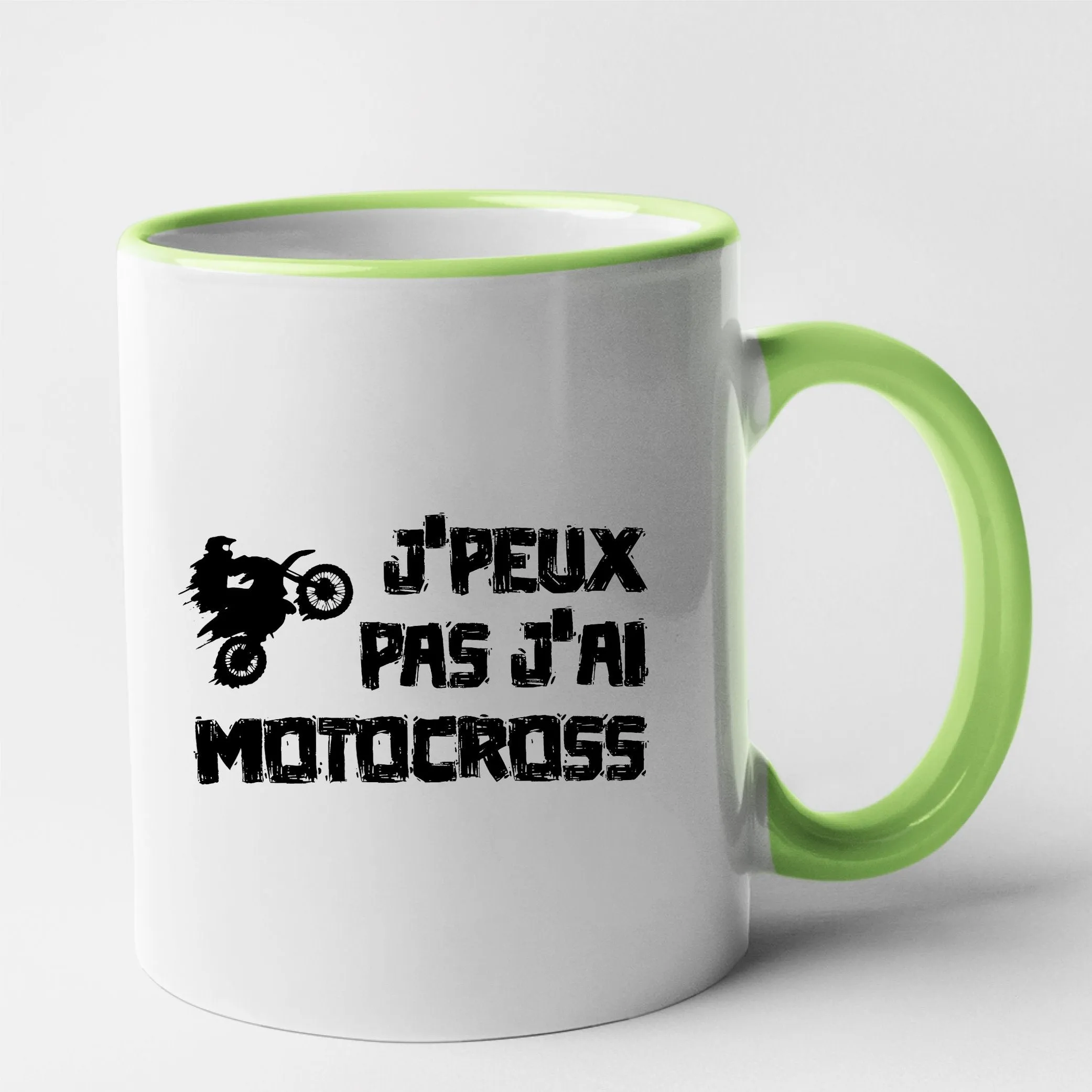 Mug J'peux pas j'ai motocross