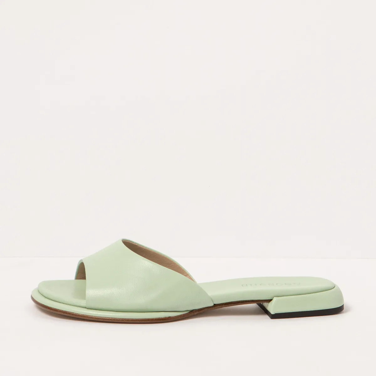 Mules en cuir - Vert