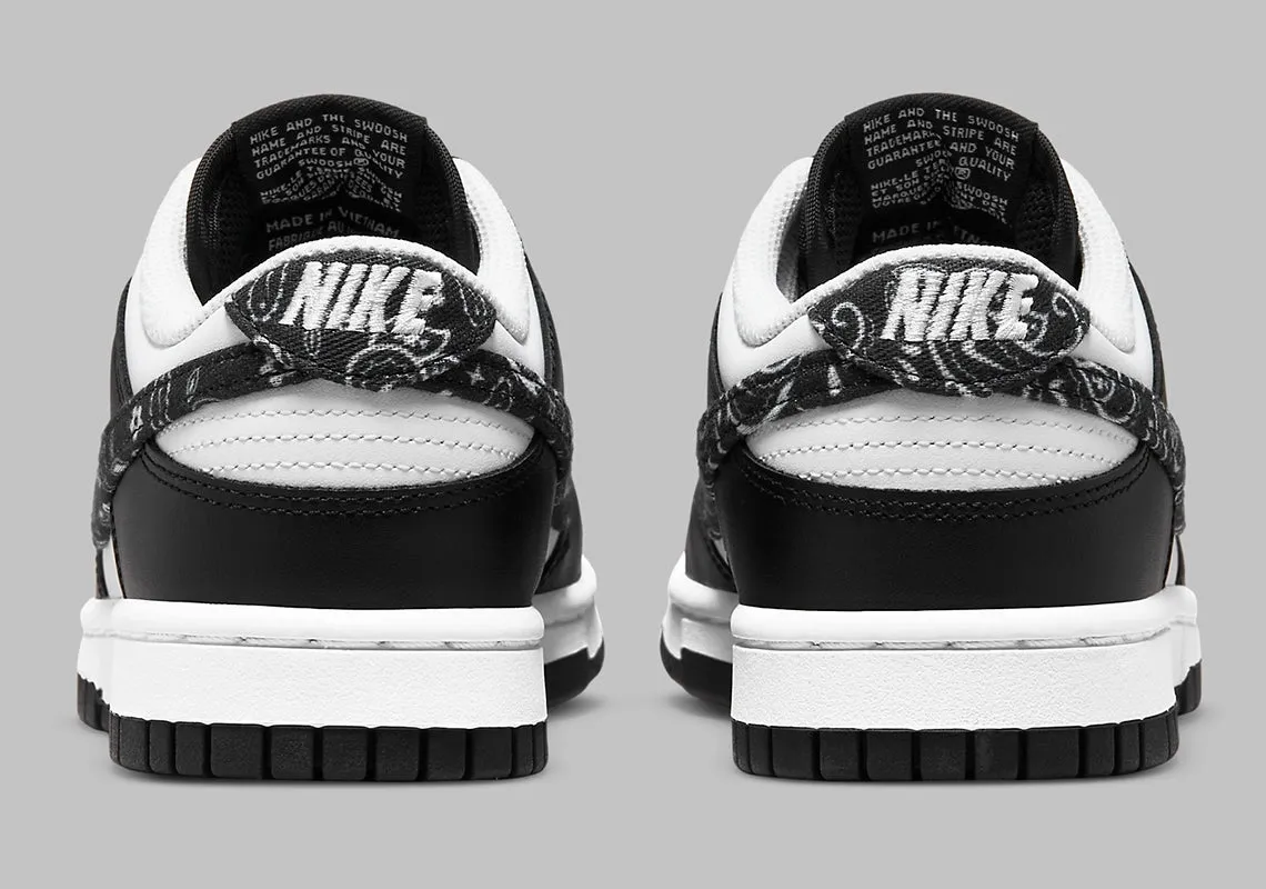 Nike Dunk Low Essential Paisley Pack Black