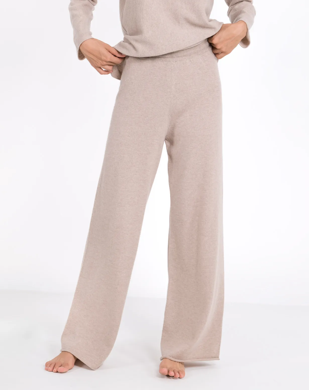 Pantalon ample pour Femme en Cachemire