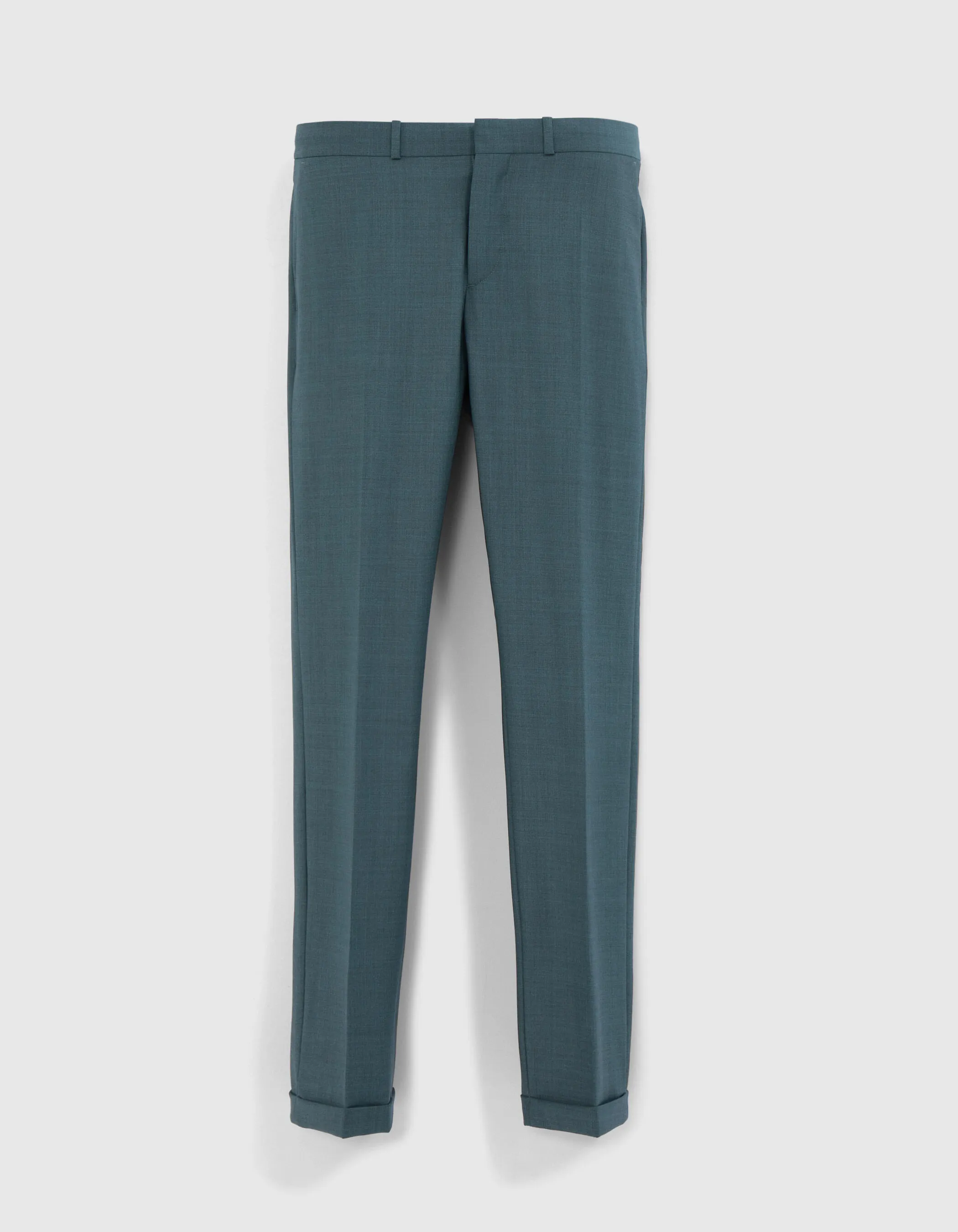 Pantalon de costume vert bleuté Homme