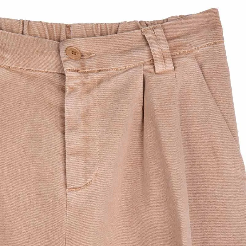 Pantalon à pinces en toile Femme HAPPY à prix dégriffé ! | 