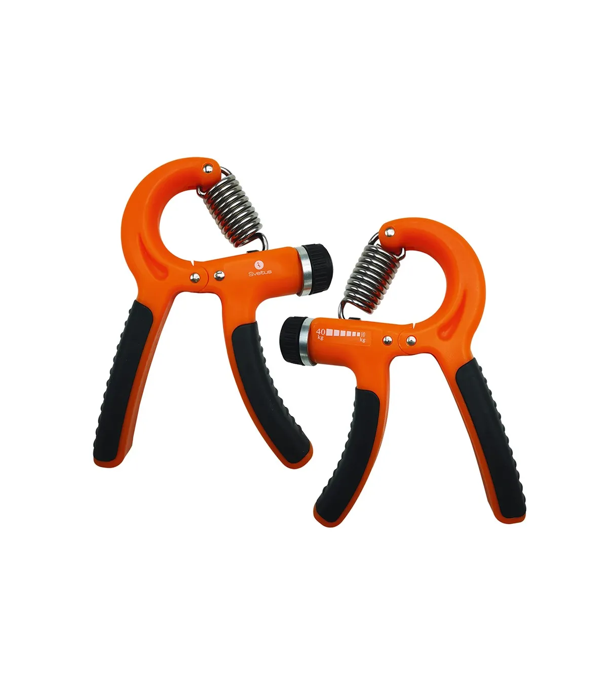 Pince de musculation ajustable Sveltus - Lot de 2 - Orange/Noir