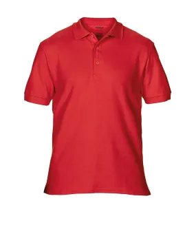 Polo de sport homme rouge Gildan