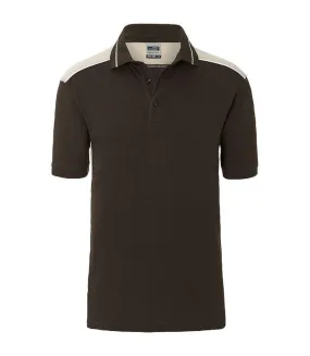 Polo de travail - Homme - JN858 - marron