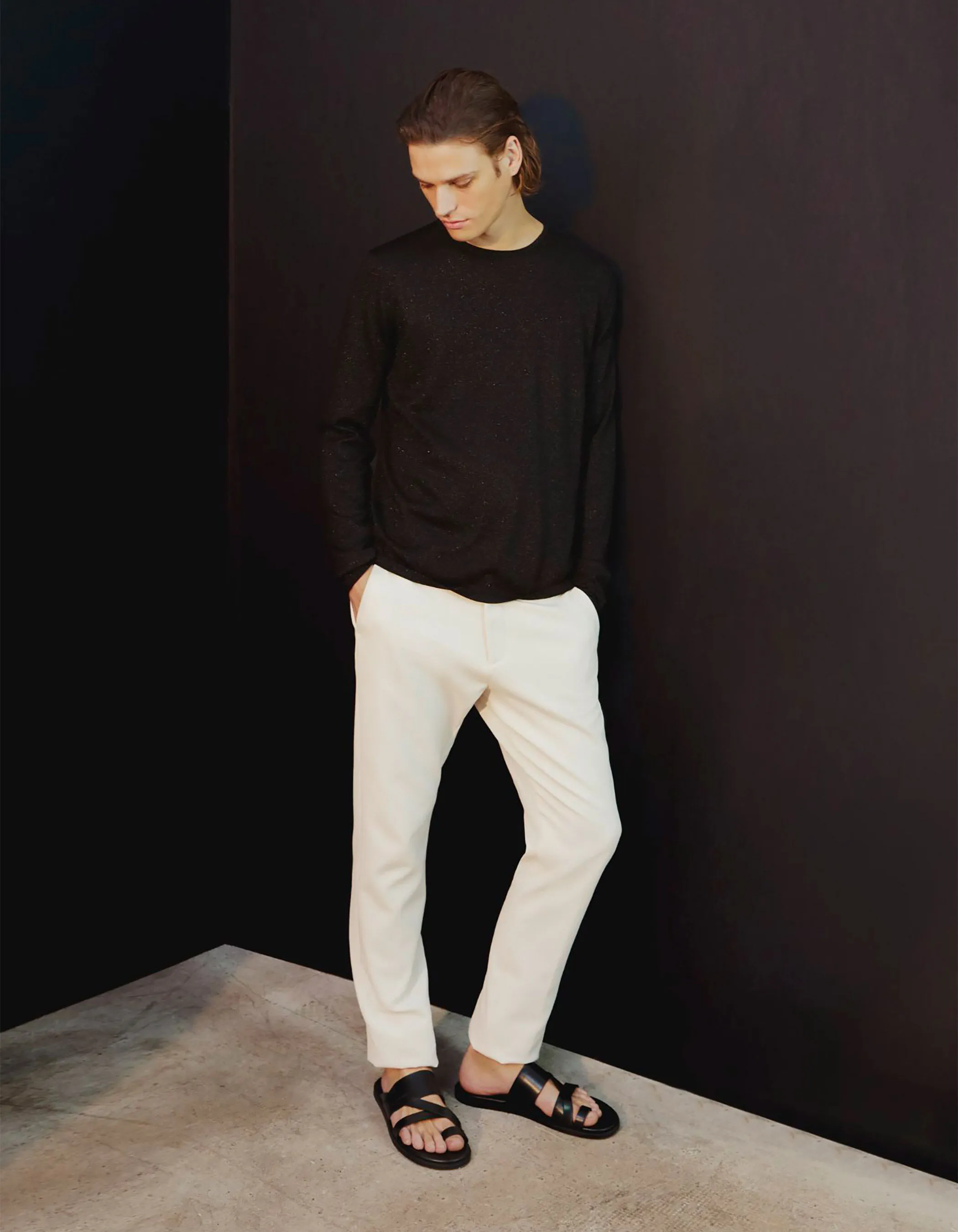 Pure Edition-Pantalon de costume craie Homme