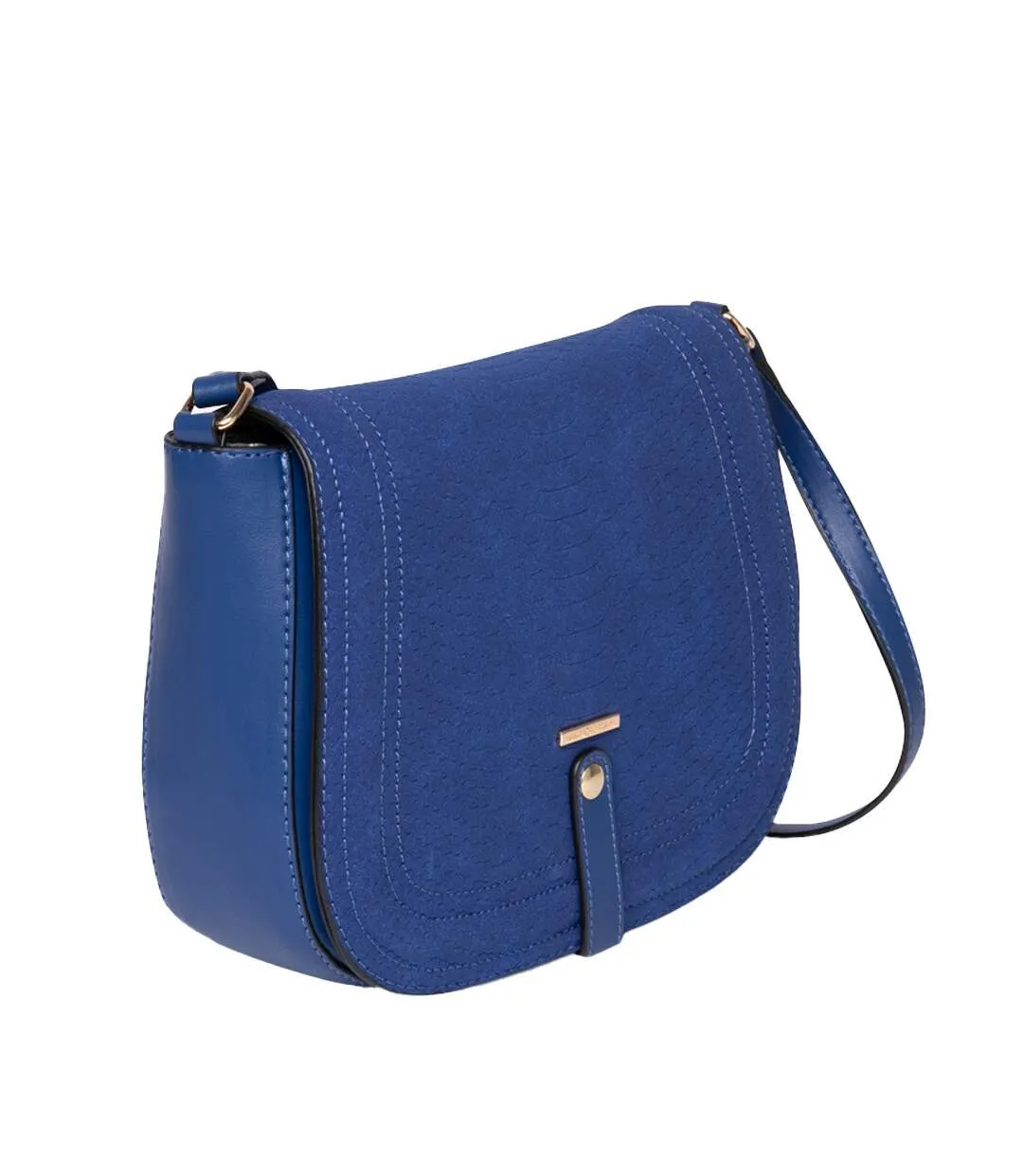 Sac à Bandoulière Bleu Roi Femme Manoukian Vanina