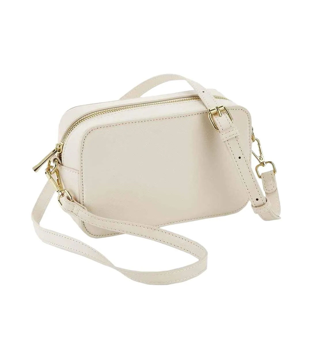 Sac à bandoulière boutique taille unique blanc cassé Bagbase