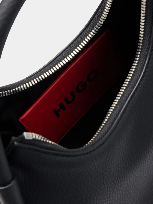 Sac à main bandoulière sivir noir femme - Hugo | wimod