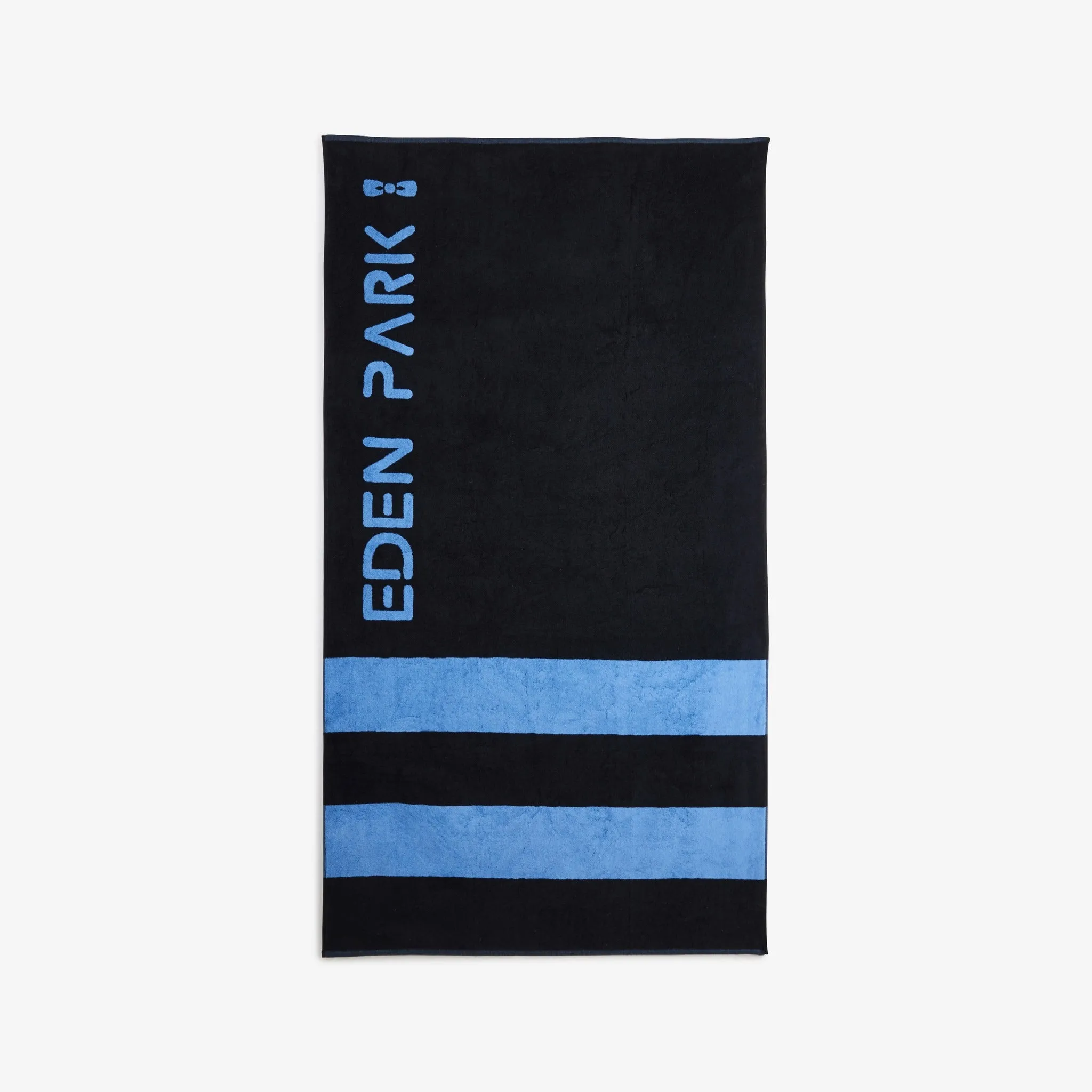 Serviette de sport color block bleu