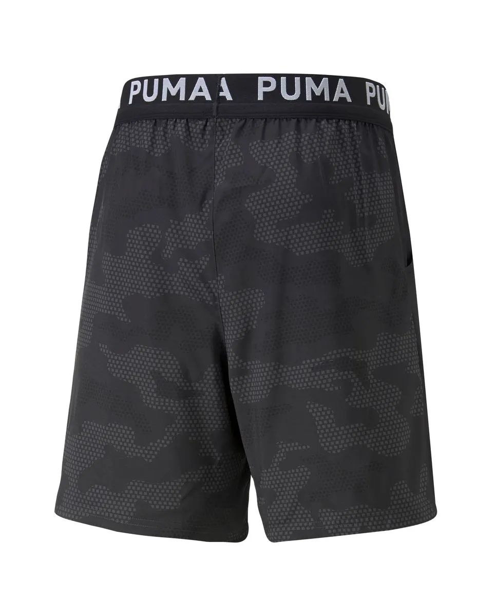 Short de fitness Homme FD TRAIN AOP WVN 7SHRT Noir