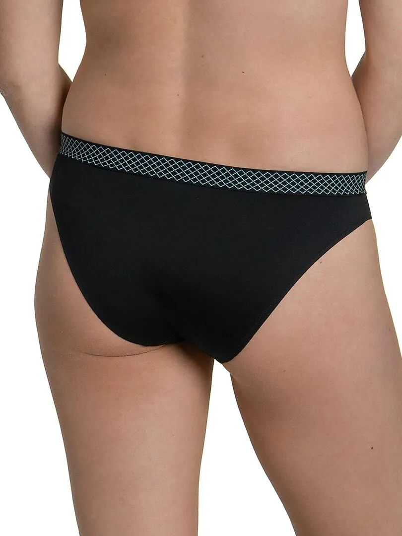 Slip de sport Powerful noir - Noir