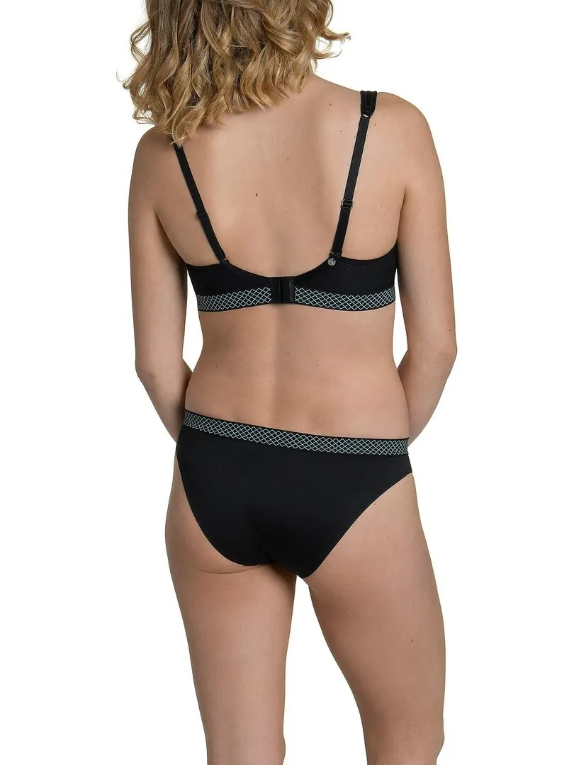 Slip de sport Powerful noir - Noir