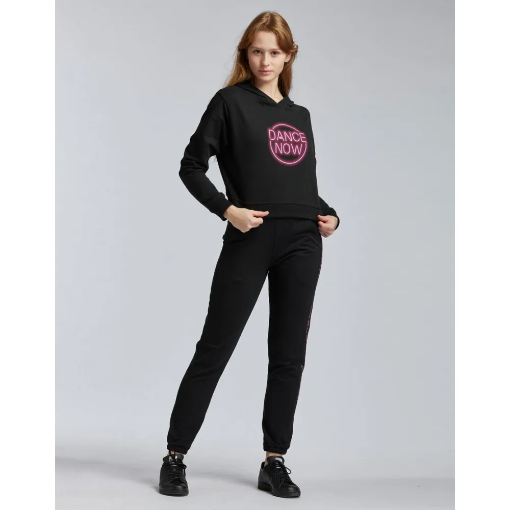 Sweat Capuche Crop Femme TAIGA-NEON Temps Danse - FAME LA MAISON DE LA DANSE