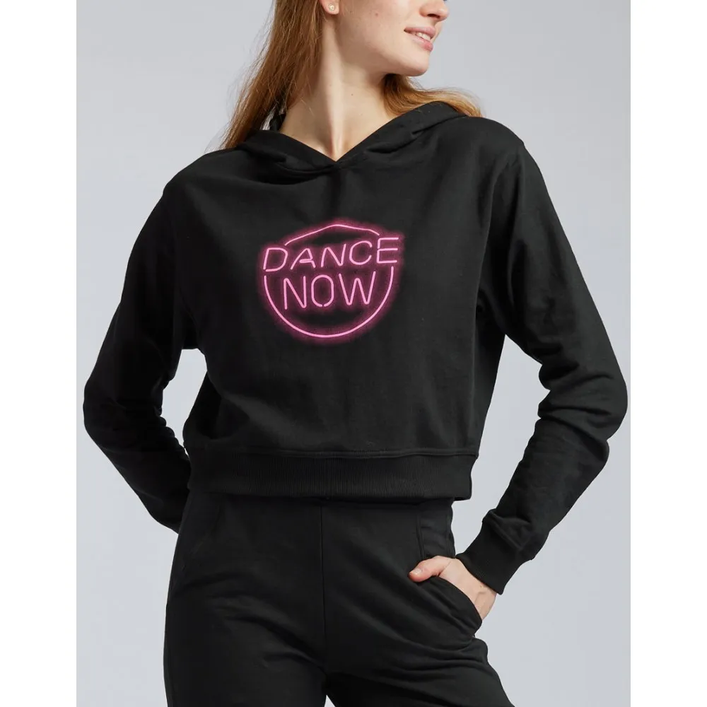 Sweat Capuche Crop Femme TAIGA-NEON Temps Danse - FAME LA MAISON DE LA DANSE