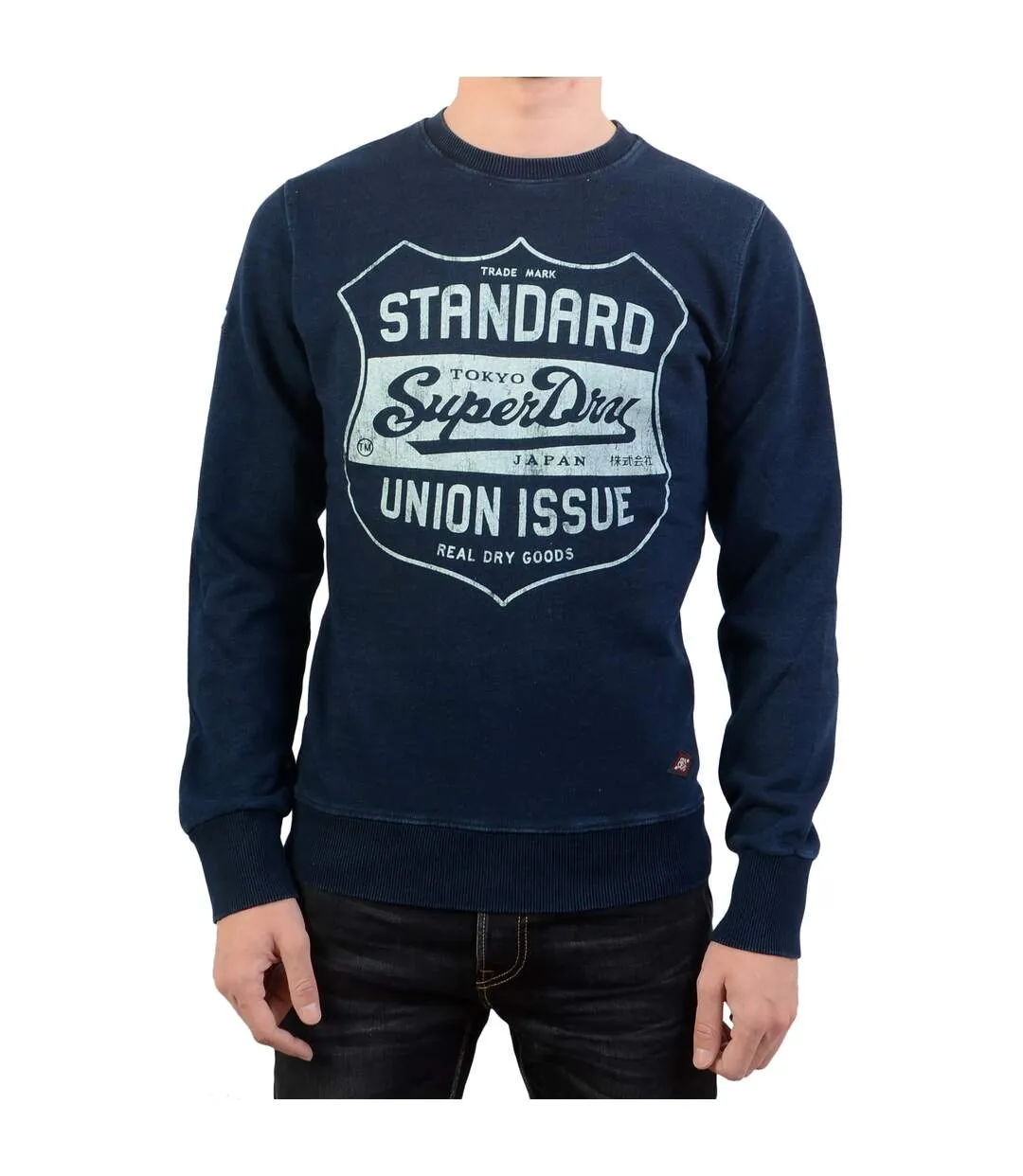 Sweat SuperDry Vintage Indigo Crew