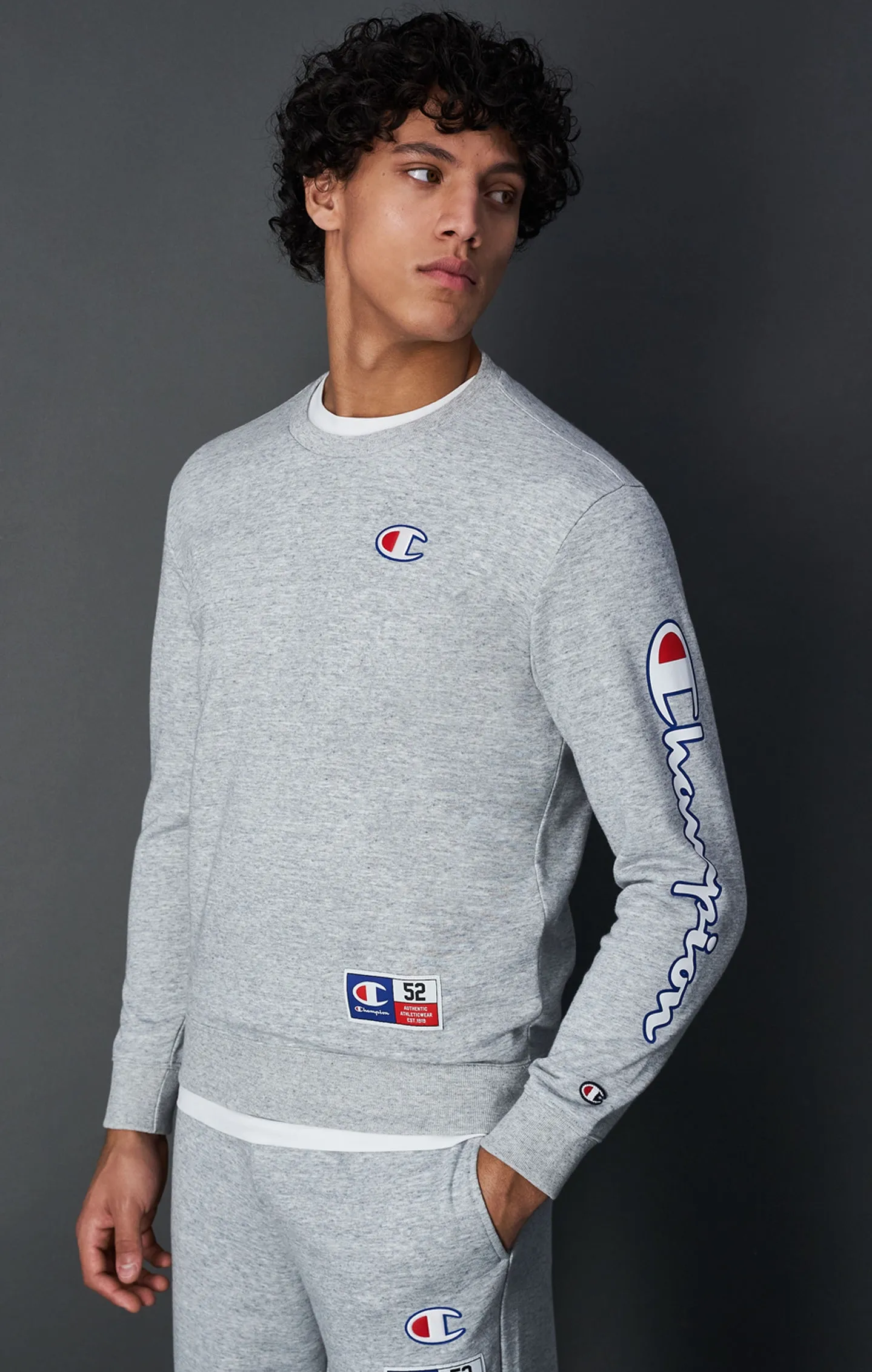 Sweatshirt épais à motif sport rétro | Champion France