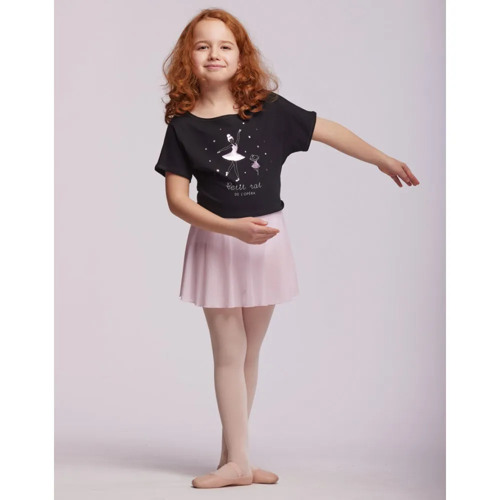 T-SHIRT COURT DANSE FILLE - AGILE JR OPERA Temps Danse - FAME LA MAISON DE LA DANSE