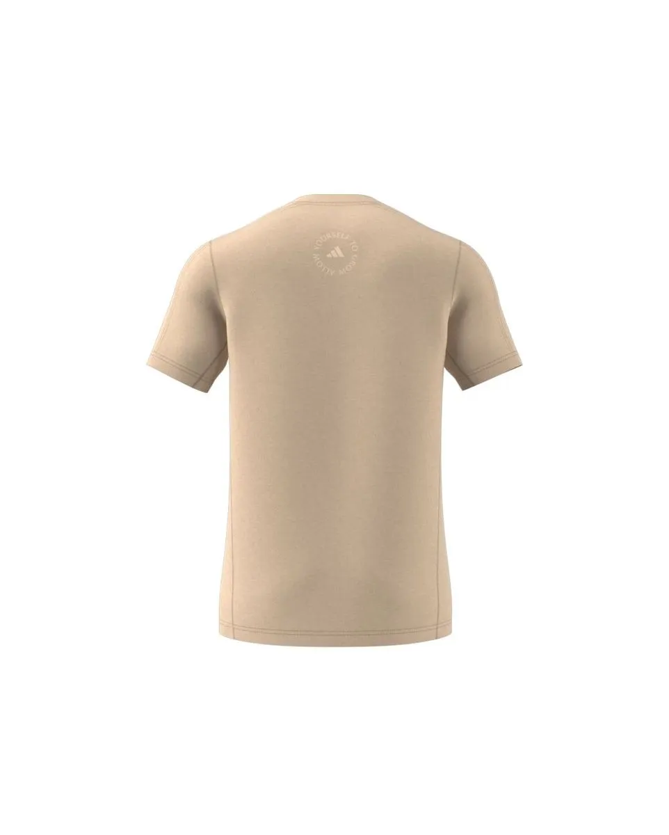 T-shirt de fitness manches courtes Homme YOGA TEE Beige