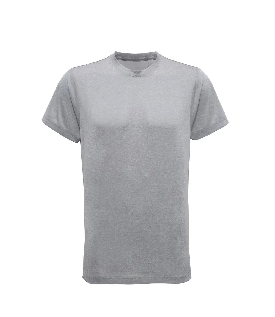 T-shirt de fitness à manches courtes homme argent chiné Tri Dri