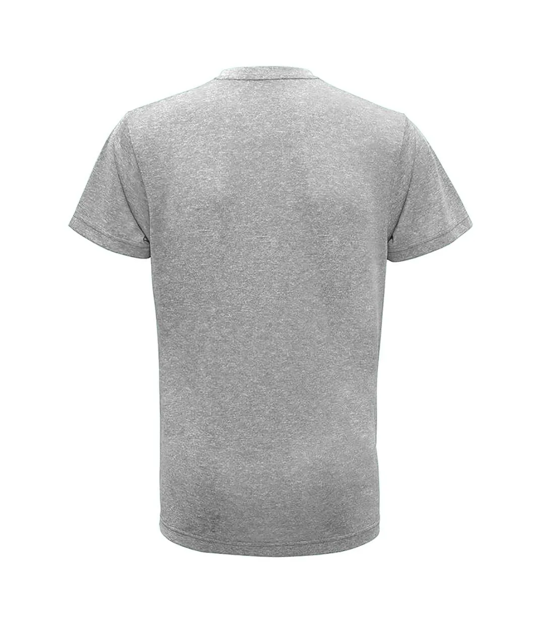 T-shirt de fitness à manches courtes homme argent chiné Tri Dri