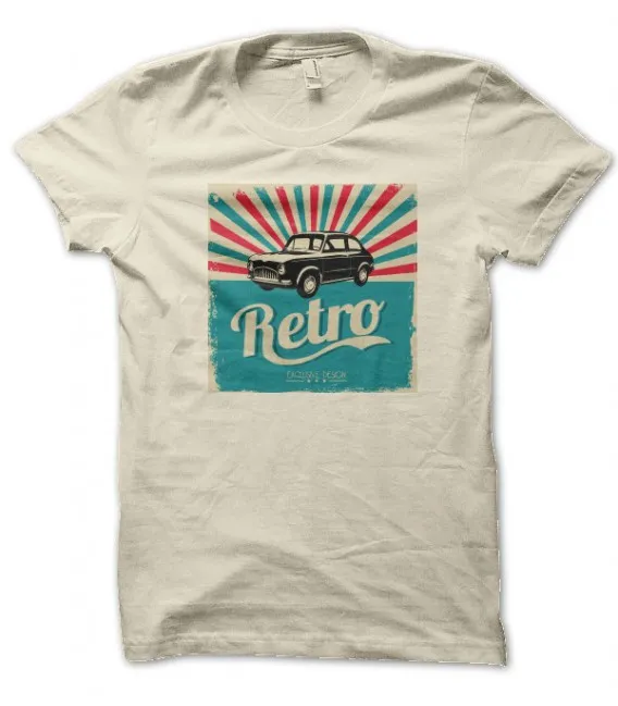 T-shirt Rétro Car, Exclusive design