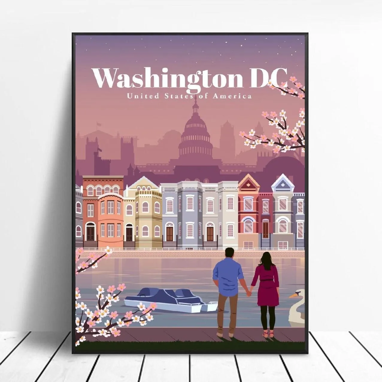 Tableau Vintage  De Washington