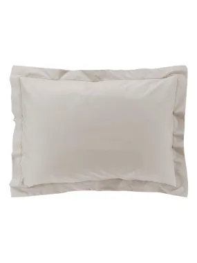 Taie d'oreiller percale de coton - Beige clair