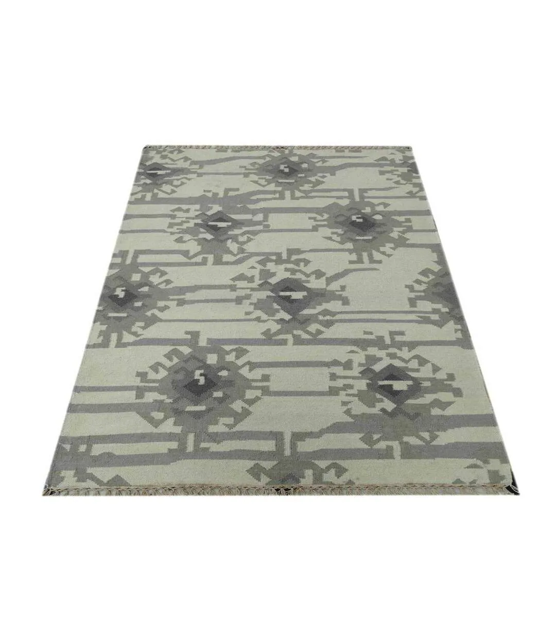 Tapis kilim tissé main en laine KMESAR