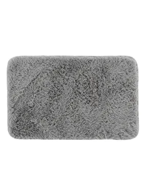 Tapis rectangulaire Queeny gris - Gris