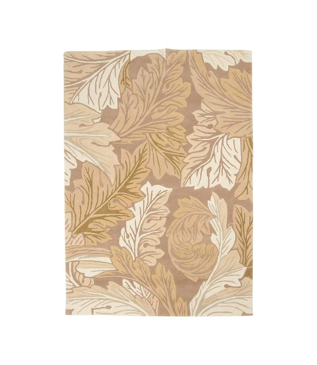 Tapis salon tufté main en laine ACANTHUS