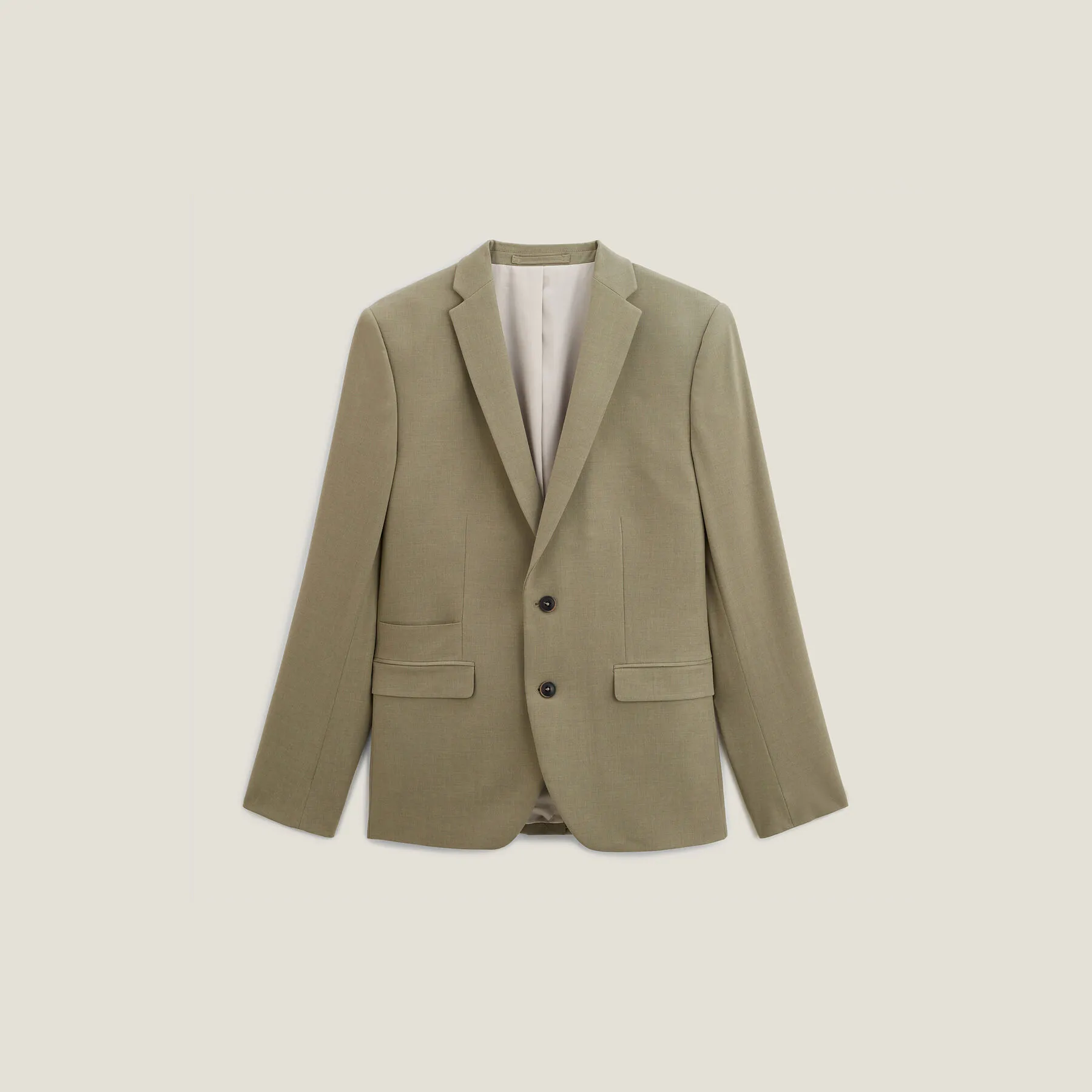 Veste de costume extra-slim bistretch Vert | Jules