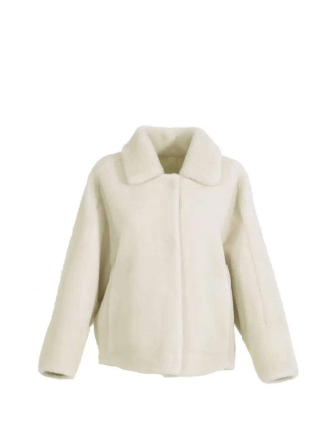 Veste reversible en laine femme Oakwood Ref 50433 Beige clair