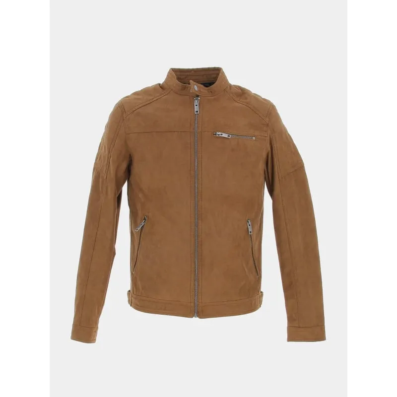 Veste à carreaux en laine rouge homme - Petrol Industries | wimod