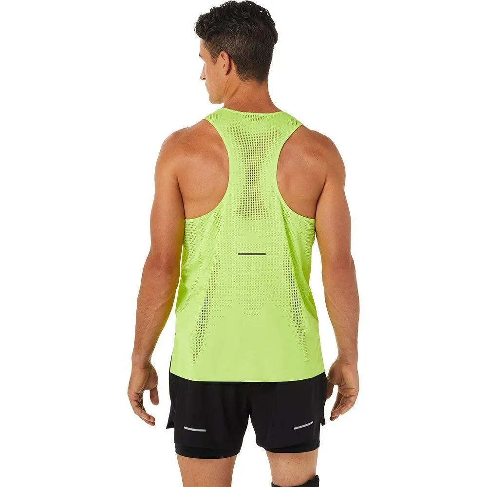 Vêtements de sport Asics Homme | Débardeur de running ultra-léger et ventilé Asics Ventilate 2.0 Singlet M Hazard Green pour hom