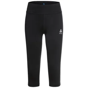 Vêtements de sport ODLO Femme| collant 3/4 de running avec construction sans couture ODLO essential noir pour Femme| 322991-1500