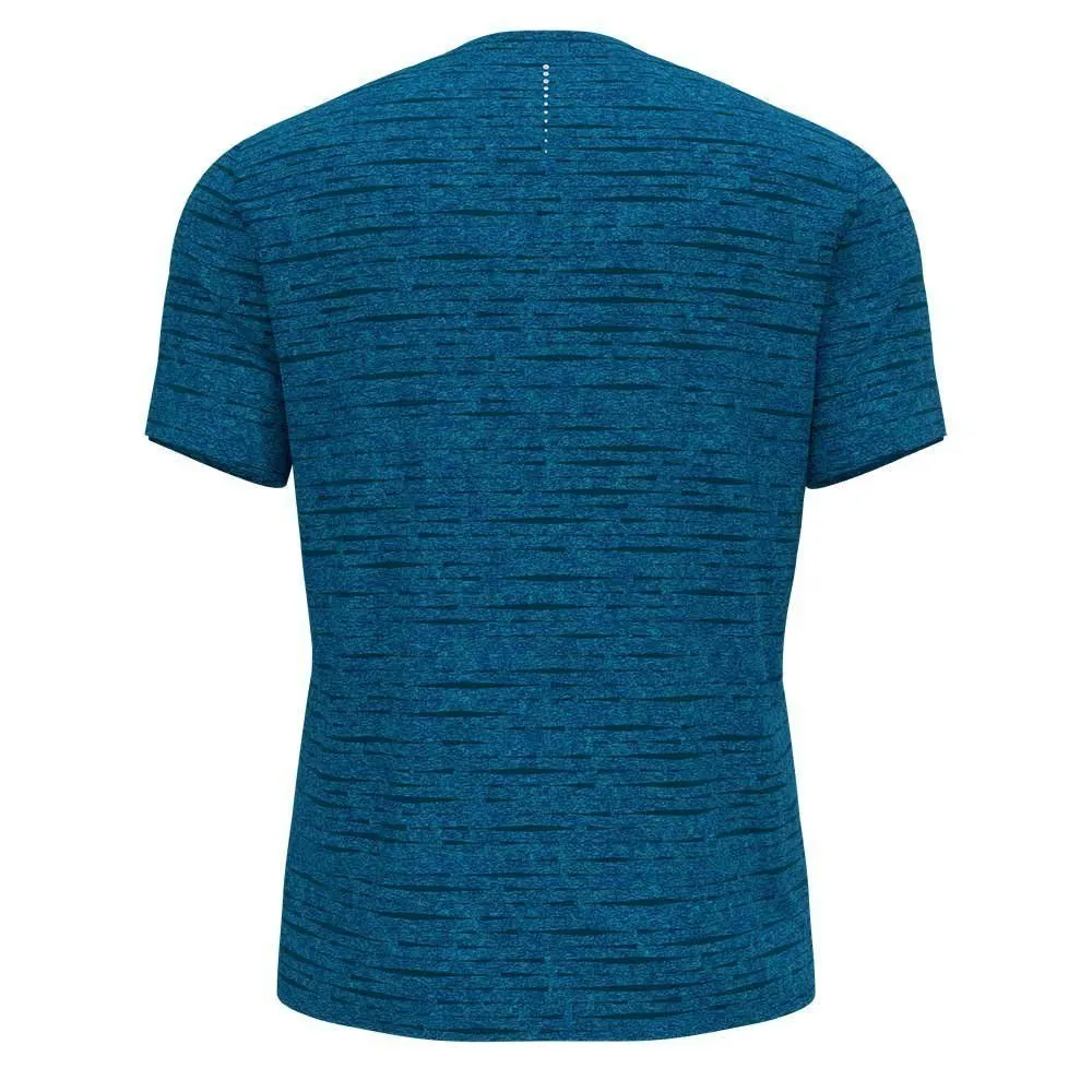 Vêtements de sport ODLO Homme | Tee-shirt de running léger et rafraîchissant ODLO ZEROWEIGHT ENGINEERED CHILL-TEC Deep Dive Mela