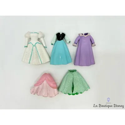 Vêtements Mini Poupée Fashion Polly Pocket Ariel La petite sirène Disneyland Disney Princess Fashion Set Robes